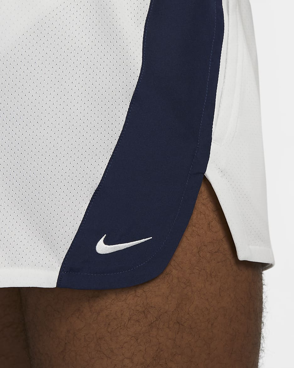 Blue nike running deals shorts